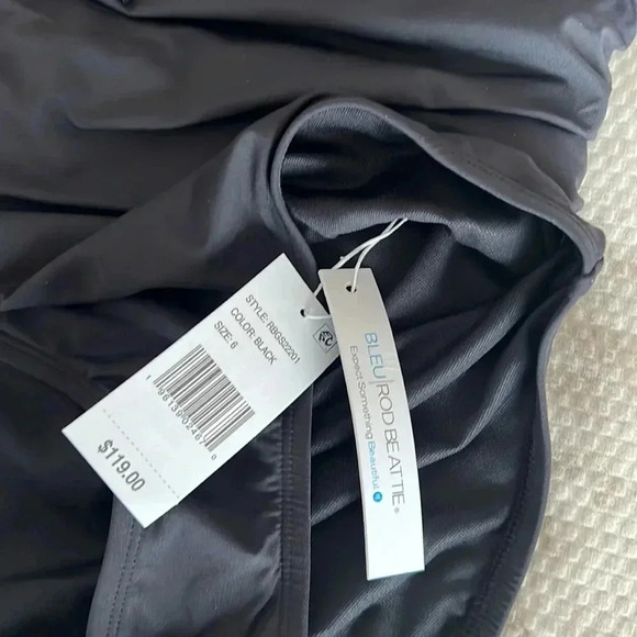 Bleu Rod Beattie Black One Piece Swimsuit - Picture 9 of 11